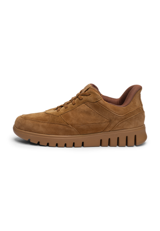 unkomplizierter Sneaker Samtziege
