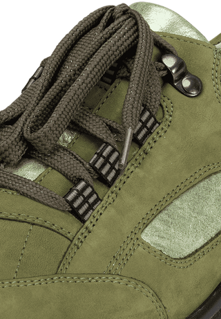 dynamischer Trekkingschnürer Nubukleder khaki