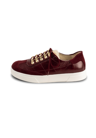 stylischer Sneaker vitaform Stretch bordeaux