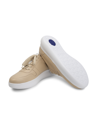 trendy Sneaker Hirschleder beige