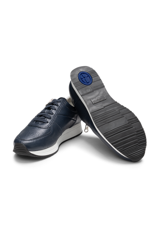 sagenhafter Sneaker Hirschleder marine