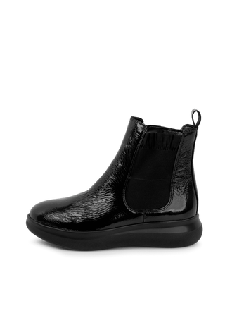 schöne Stiefelette Hirschleder schwarz