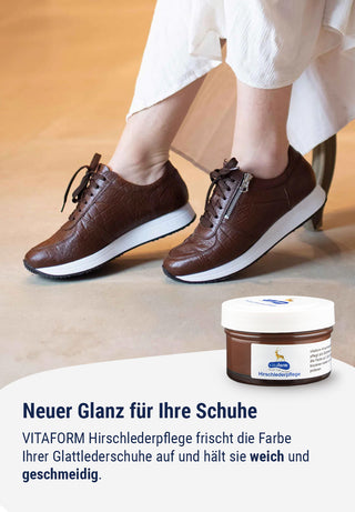 pflegende & farbauffrischende Hirschlederpflege 50 ml braun