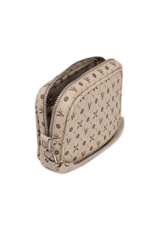 praktische Tasche Hirschleder beige