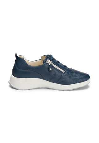 ausgezeichneter Sneaker Hirschleder marine