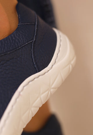 aktiver Sneaker Hirschleder marine