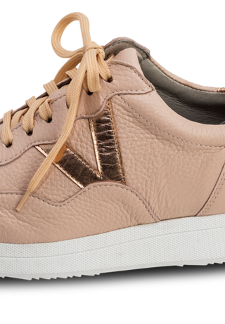 trendy Sneaker Hirschleder zartrosa