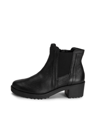 stylesichere Stiefelette Hirschleder schwarz