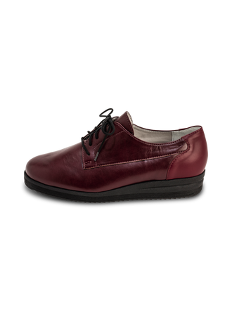 eleganter Schnürer vitaform Stretch bordeaux