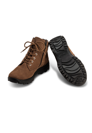 traumhafte Trekkingstiefelette Nubukleder braun