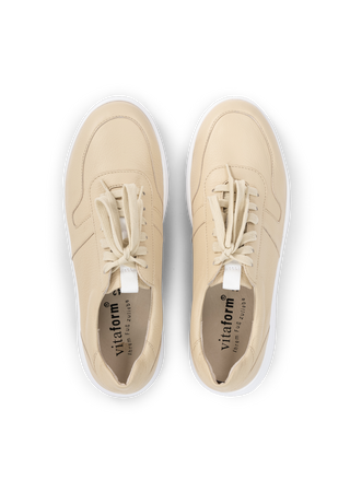 trendy Sneaker Hirschleder beige