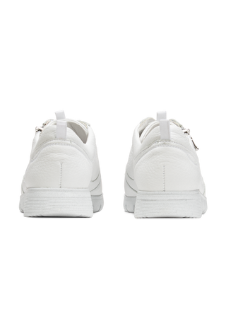 attraktiver Sneaker Hirschleder weiß