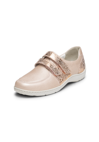 blendender Halbschuh Nappaleder puder