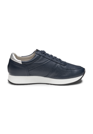 sagenhafter Sneaker Hirschleder marine