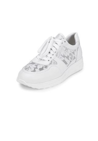 märchenhafter Sneaker Hirschleder weiß