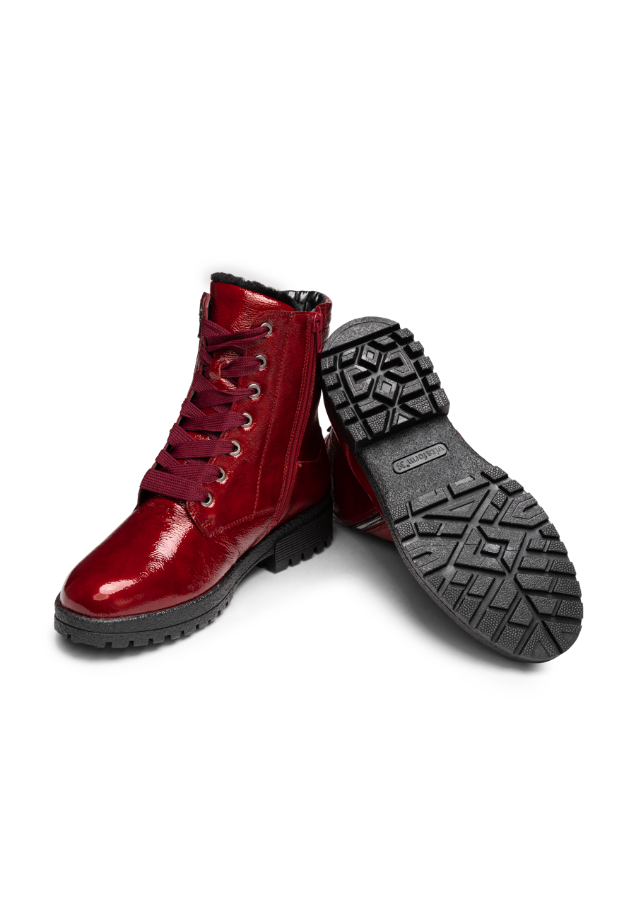 Vitaform Stiefel Mit Roter Sohle High Heels Stiefel Lack Plateau