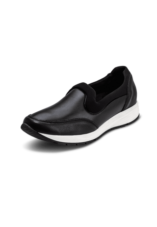 extrabreiter Slipper vitaform Stretch schwarz