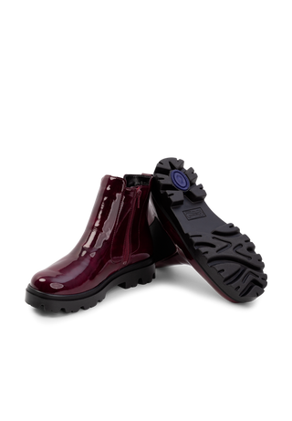 anschmiegsame Stiefelette vitaform Stretch aubergine