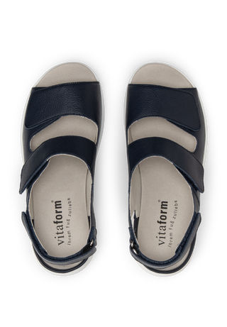 fesche Sandale Nappaleder marine
