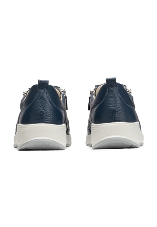 ausgezeichneter Sneaker Hirschleder marine