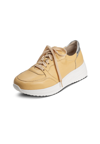 softer Sneaker Hirschleder vanille