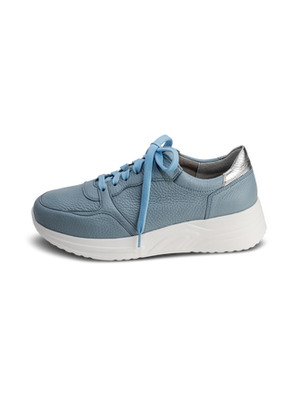 softer Sneaker Hirschleder mosaikblau