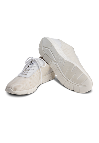 gemütlicher Sneaker vitaform Stretch weiß