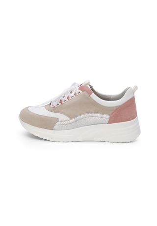 begehrter Sneaker Hirschleder pastellrosa