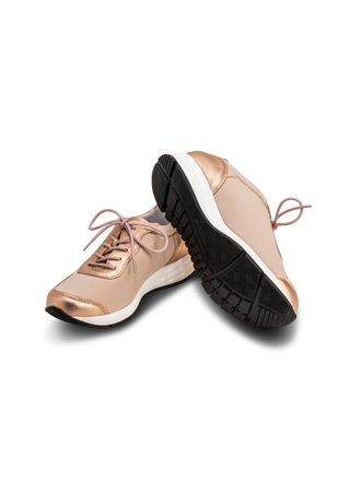 extraweiter Sneaker vitaform Stretch rosegold