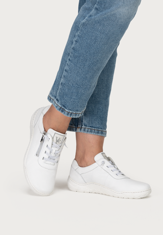 aktiver Sneaker Hirschleder weiß
