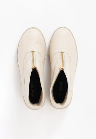 perfekte Stiefelette Hirschleder beige