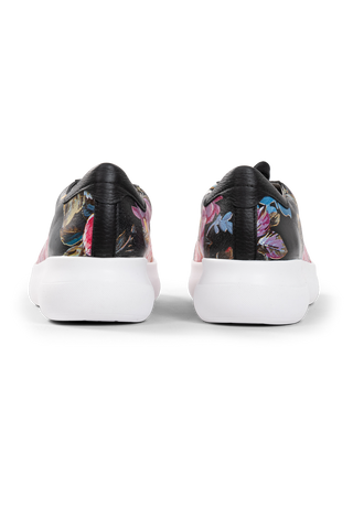 must-have Sneaker Hirschleder schwarz/floral