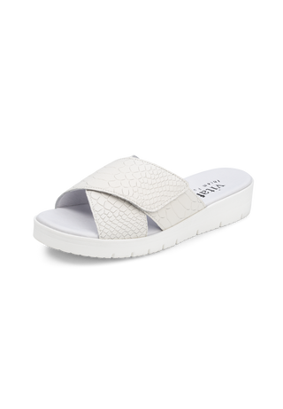 reptil Pantolette Nappaleder weiß
