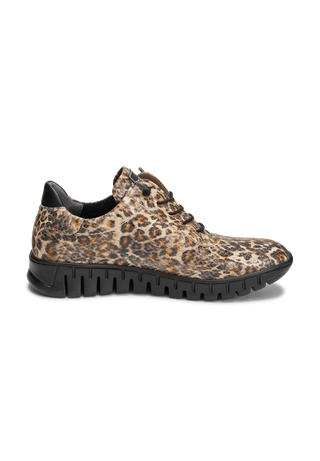 veganer Sneaker Textil leopard