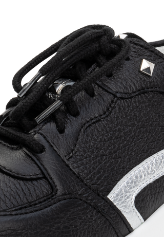 sportlicher Sneaker Hirschleder schwarz