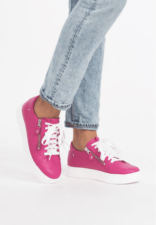 galanter Sneaker Softnappaleder pink