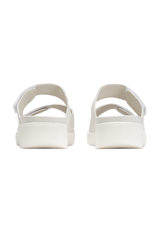bequeme Pantolette Softnappaleder weiß