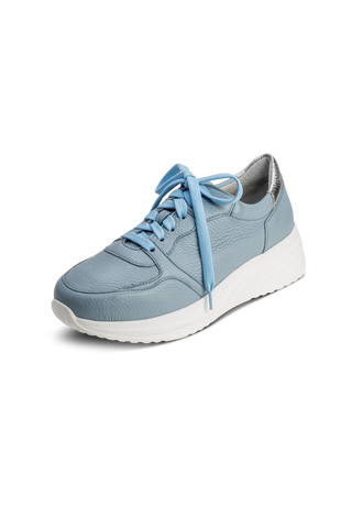 softer Sneaker Hirschleder mosaikblau