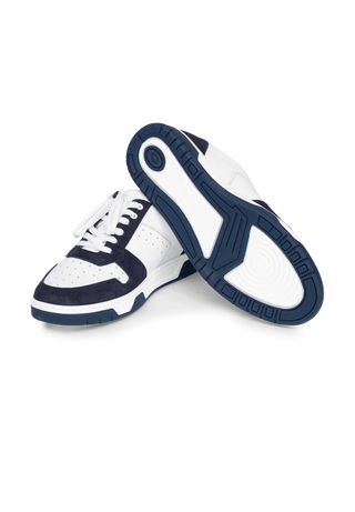 flotter Sneaker Nappaleder marine