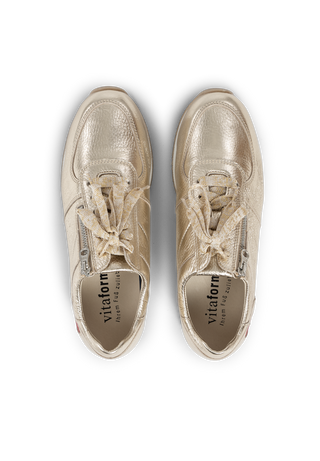 liebevoller Sneaker Hirschleder gold