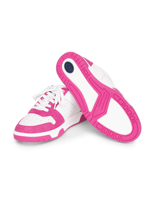 flotter Sneaker Nappaleder pink