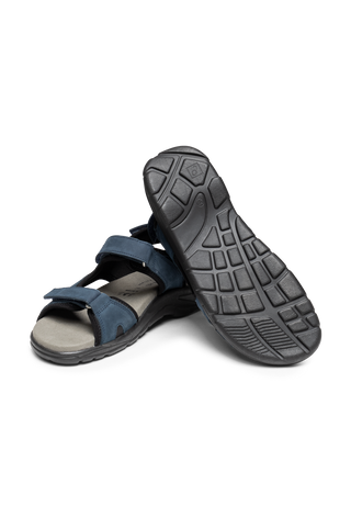 bequeme Sandale Softnubuk marine
