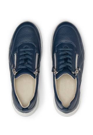 ausgezeichneter Sneaker Hirschleder marine