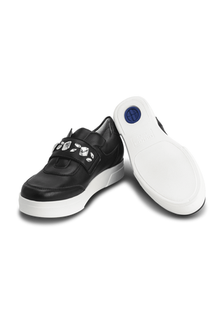 smarter Sneaker vitaform Stretch schwarz