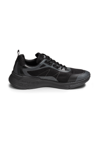sportlicher Sneaker Mesh schwarz