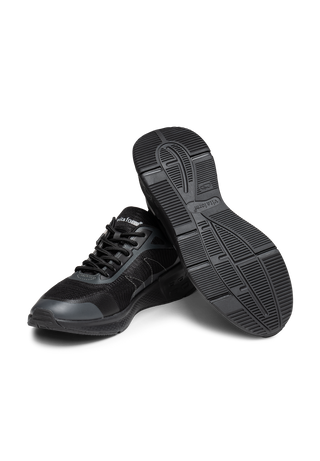 sportlicher Sneaker Mesh schwarz