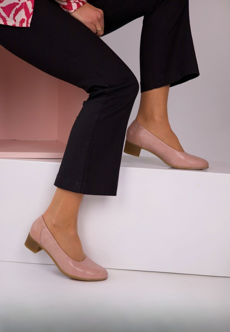 stilsicherer Pumps Leder/Stretch – VITAFORM - Main Image