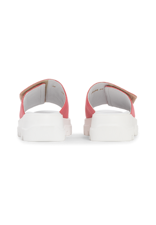 moderne Pantolette Hirschleder soft pink
