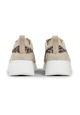 leo Sneaker Hirschleder beige