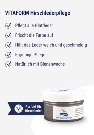pflegende & farbauffrischende Hirschlederpflege 50 ml taupe